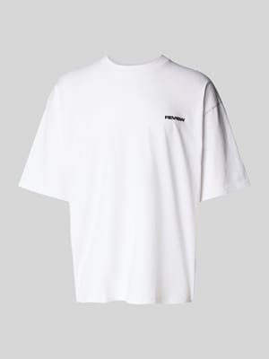 Oversized T-Shirt mit Label-Print Shop The Look MANNEQUINE
