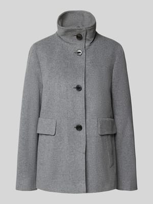 Regular Fit Wolljacke mit Kaschmir-Anteil Shop The Look MANNEQUINE