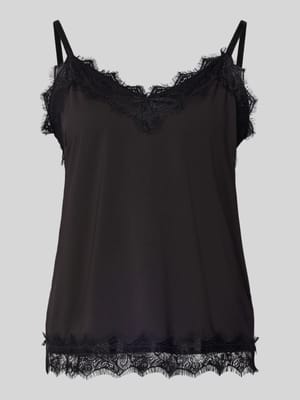 Top met kant, model 'BICCO' Shop The Look MANNEQUINE