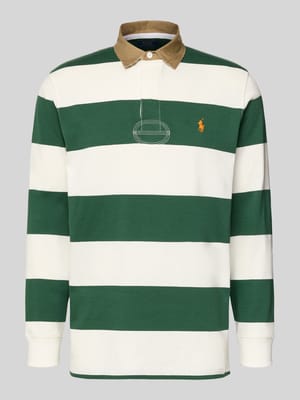 Sweatshirt met labelstitching Shop The Look MANNEQUINE