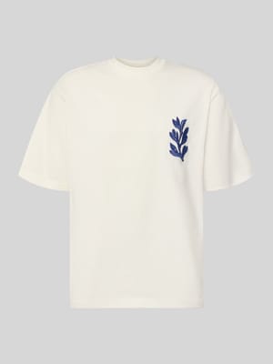 T-shirt met motiefprint op de achterkant Shop The Look MANNEQUINE