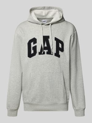 Bluza z kapturem z logo i kieszenią kangurką Shop The Look MANNEQUINE