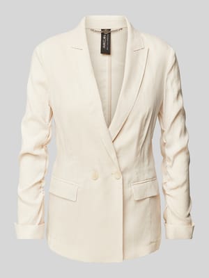 Leinenblazer mit Reverskragen Shop The Look MANNEQUINE