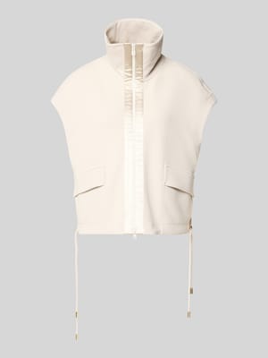Weste mit Stehkragen und Pattentaschen Shop The Look MANNEQUINE