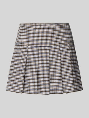 Spódnica mini z mieszanki żywej wełny model ‘CANTO’ Shop The Look MANNEQUINE