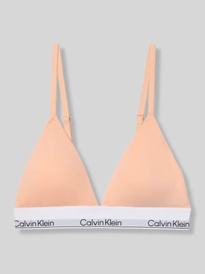 Bralette aus Baumwoll-Mix mit Logo-Bund Shop The Look MANNEQUINE