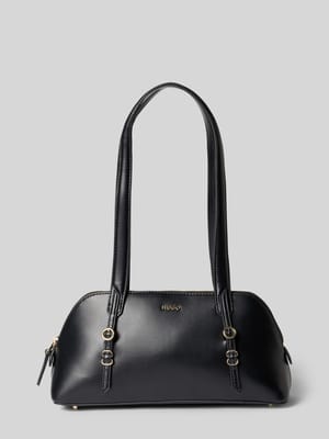 Torebka z rączkami z aplikacją z metką model 'SYNDRA_DUFFLE' Shop The Look MANNEQUINE