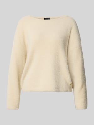 sweter w kroju regular fit z dodatkiem wiskozy Shop The Look MANNEQUINE