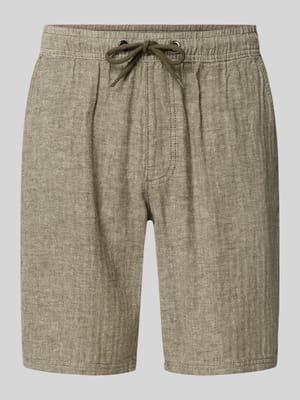 Shorts aus Leinen-Baumwoll-Mix Modell 'ORLANDO' Shop The Look MANNEQUINE