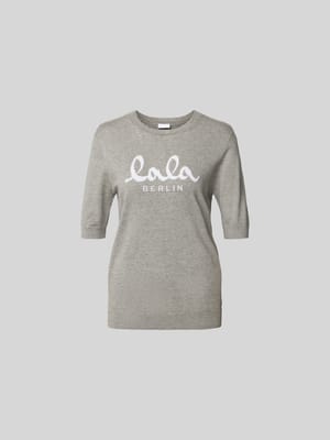 T-Shirt mit Woll-Anteil Shop The Look MANNEQUINE