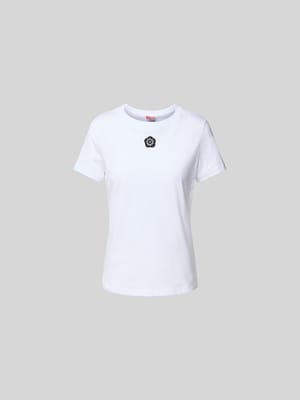 T-Shirt mit Logo-Patch Shop The Look MANNEQUINE