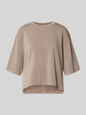 T-shirt z mieszanki modalu z okrągłym dekoltem Shop The Look MANNEQUINE