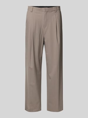 Straight Fit Hose aus Schurwoll-Mix Modell 'TONY' Shop The Look MANNEQUINE