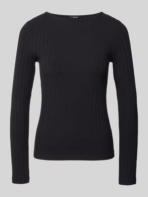 Slim Fit Langarmshirt aus Baumwoll-Mix Modell 'Sovke' Shop The Look MANNEQUINE