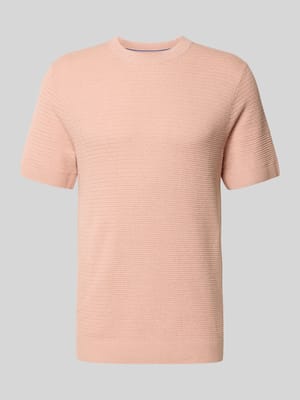 Strickshirt mit Rundhalsausschnitt Modell 'RILEY' Shop The Look MANNEQUINE