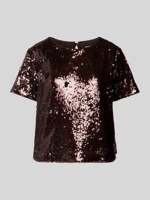 T-shirt met pailletten Shop The Look MANNEQUINE