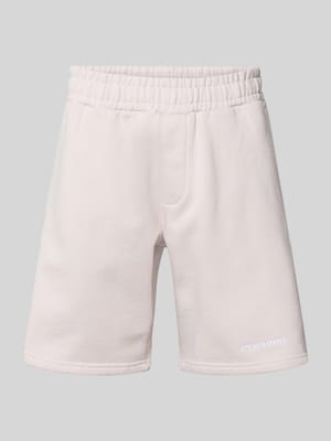 Regular Fit Sweatshorts mit Logo-Stitching Shop The Look MANNEQUINE