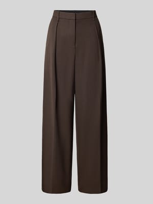 Bundfaltenhose aus Viskose-Mix Modell 'LEO' Shop The Look MANNEQUINE