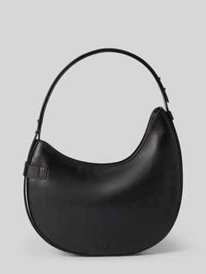 Torebka z naturalnej skóry bydlęcej z aplikacją z logo Shop The Look MANNEQUINE