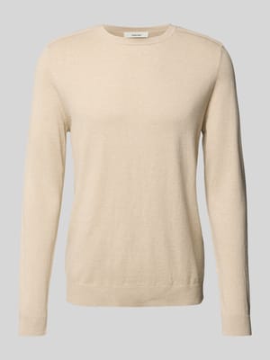 Regular fit gebreide pullover van puur katoen, model 'BERG' Shop The Look MANNEQUINE
