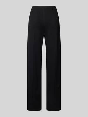 Regular fit stoffen broek met persplooien Shop The Look MANNEQUINE