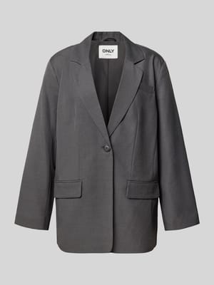 Loose Fit Longblazer mit Reverskragen Modell 'LINDA' Shop The Look MANNEQUINE