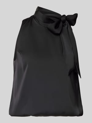 Blusentop aus Satin Modell 'Veda' Shop The Look MANNEQUINE