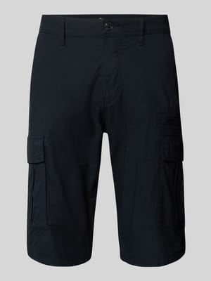 Relaxed fit cargobermuda van een mix van katoen en elastaan Shop The Look MANNEQUINE