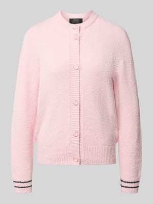 Kardigan z mieszanki bawełny o wyglądzie dzianiny w kroju regular fit Shop The Look MANNEQUINE