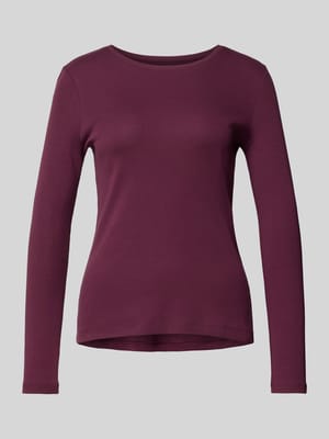 Bluzka z długim rękawem z dekoltem okrągłym Shop The Look MANNEQUINE