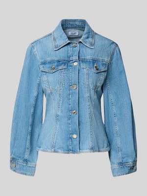 Regular Fit Jeansjacke mit Brusttaschen Shop The Look MANNEQUINE