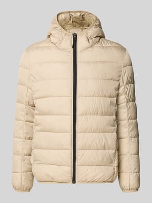 Steppjacke mit Kapuze und Reißverschluss Shop The Look MANNEQUINE