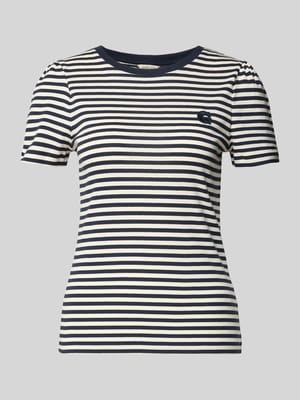 T-Shirt mit Label-Patch Shop The Look MANNEQUINE