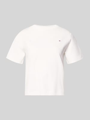 Boxy Fit T-Shirt aus reiner Baumwolle Shop The Look MANNEQUINE