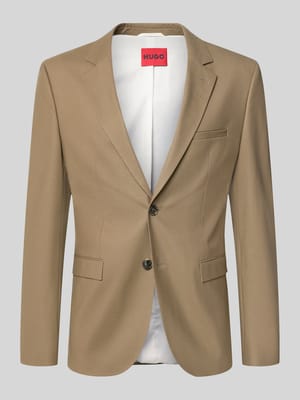 Super Slim Fit Sakko aus Woll-Mix Modell 'Arti 253X' Shop The Look MANNEQUINE