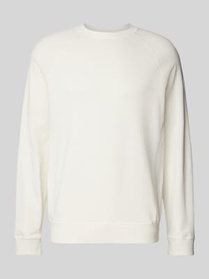 Sweatshirt mit Label-Detail Shop The Look MANNEQUINE