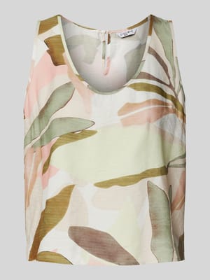 Top mit V-Ausschnitt Modell 'Pa44loma' Shop The Look MANNEQUINE