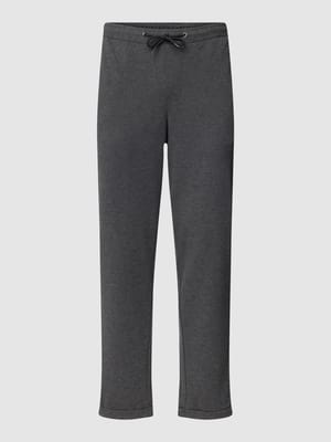 Sweatpants met structuurmotief, model 'SWEA' Shop The Look MANNEQUINE