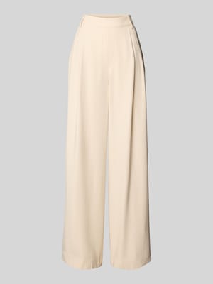 Wide leg bandplooibroek met riemlussen, model 'Cadiz' Shop The Look MANNEQUINE