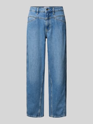 Jeansy o kroju barrel fit z wpuszczanymi kieszeniami Shop The Look MANNEQUINE
