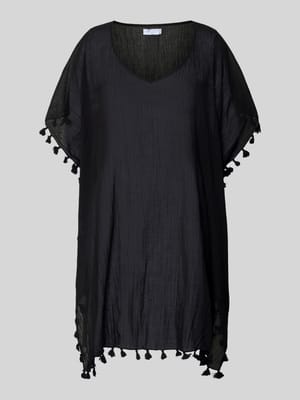 Oversized Kaftan mit Rundhalsausschnitt Shop The Look MANNEQUINE
