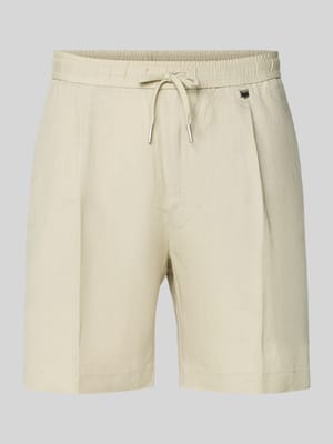 Shorts aus Leinen-Viskose-Mix Modell 'NEIL' Shop The Look MANNEQUINE