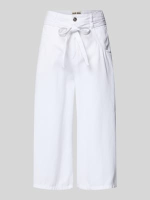 Culotte w fasonie 5-pocket z paskiem do wiązania Shop The Look MANNEQUINE