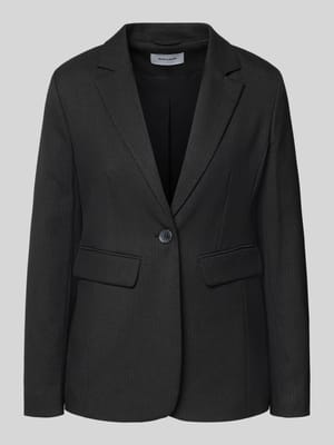 Żakiet o kroju slim fit z kołnierzem z połami Shop The Look MANNEQUINE