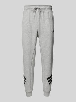 Regular Fit Sweatpants mit Label-Stitching Shop The Look MANNEQUINE