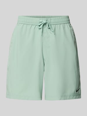 Shorts mit Logo-Print und Eingrifftaschen Shop The Look MANNEQUINE