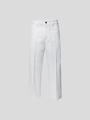 Wide Leg Jeans mit Bundfalten Shop The Look MANNEQUINE