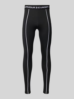 Legging met elastische band en labelprintdetails Shop The Look MANNEQUINE