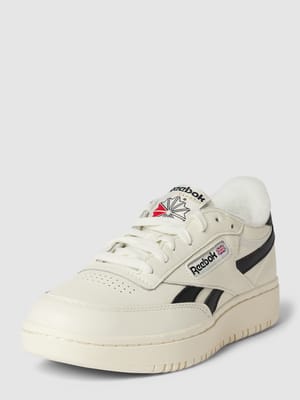 Sneakers met labelprint, model 'CLUB' Shop The Look MANNEQUINE