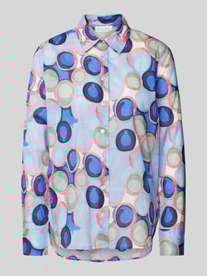 Regular Fit Bluse mit Hemdblusenkragen Shop The Look MANNEQUINE